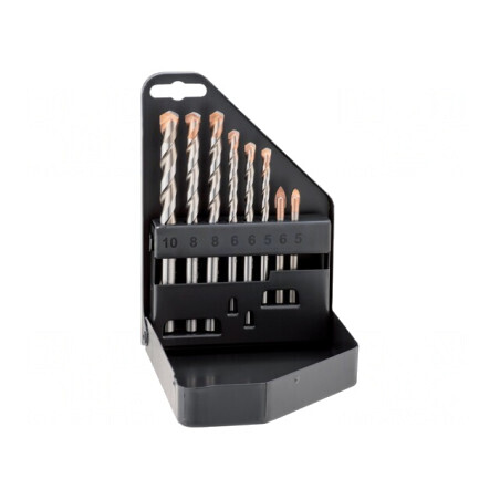 Set Burghie Oțel 8 Bucăți PROFI KERAMO | Electronic-mag.ro | Componente Electronice