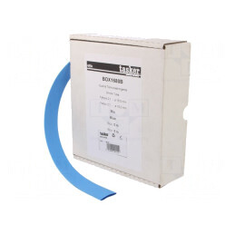 Manşon termocontractabil fără adeziv 16mm 5m albastru | Electronic-mag.ro | Componente Electronice