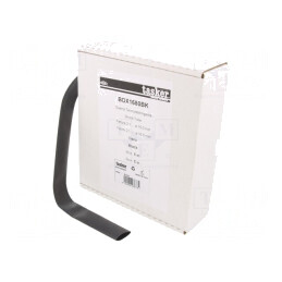 Manşon termocontractabil 16mm 5m negru | Electronic-mag.ro | Componente Electronice