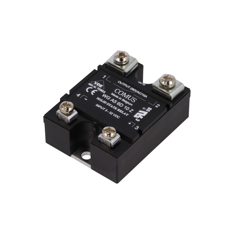 Releu Semiconductor Monofazat 10A 3-32VDC 24-280VAC | Electronic-mag.ro | Componente Electronice