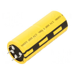 Supercondensator SNAP-IN 600F 2,7VDC Ø35x87,5mm | Electronic-mag.ro | Componente Electronice