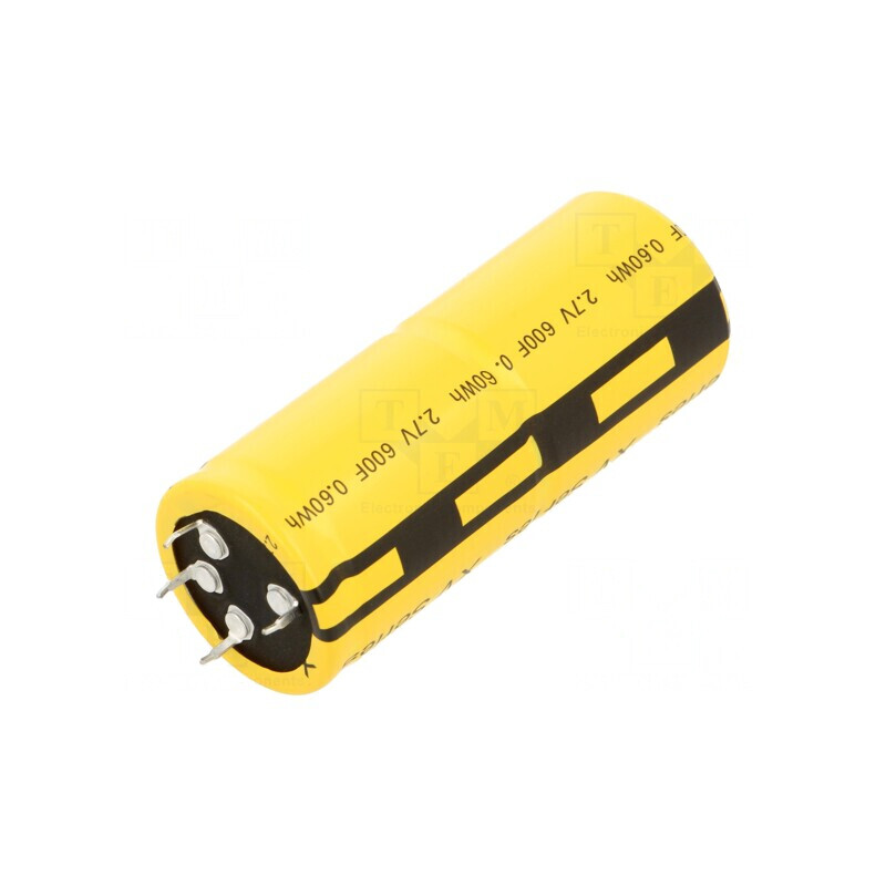 Supercondensator SNAP-IN 600F 2,7VDC Ø35x87,5mm | Electronic-mag.ro | Componente Electronice