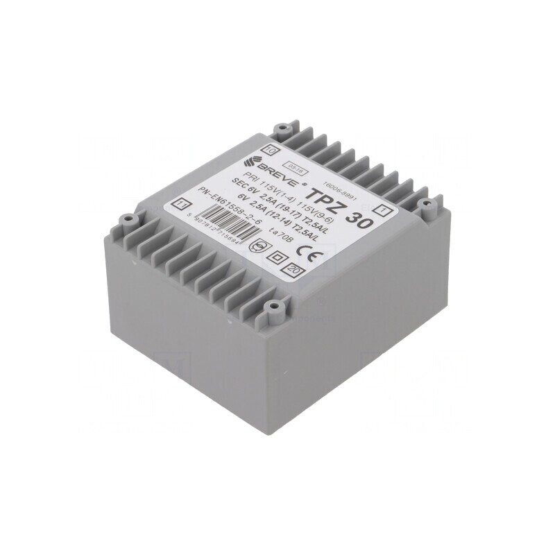 Transformator de Alimentare 30VA 115V/230V la 6V PCB IP00 | Electronic-mag.ro | Componente Electronice Transformator de Alimentare 30VA 115V/230V la 6V PCB IP00 | Electronic-mag.ro | Componente Electronice