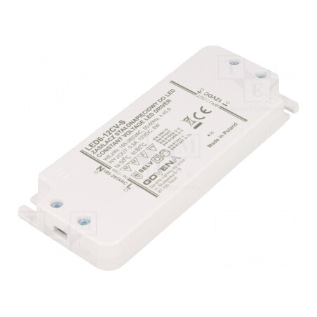 Alimentator LED 6W 12V 0.5A IP20 | Electronic-mag.ro | Componente Electronice