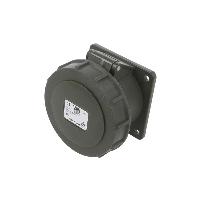 Conector Alimentare AC Trifazat Soclu Mamă 16A 400VAC IP67 | Electronic-mag.ro | Componente Electronice