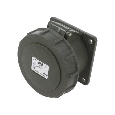 Conector Alimentare AC Trifazat Soclu Mamă 16A 400VAC IP67 | Electronic-mag.ro | Componente Electronice