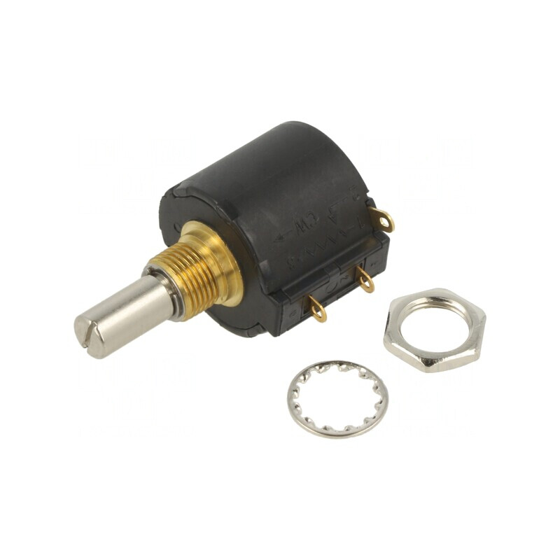 Potentiometru Axial Multitura 1kΩ 2W 6.35mm Lineare IP50 | Electronic-mag.ro | Componente Electronice