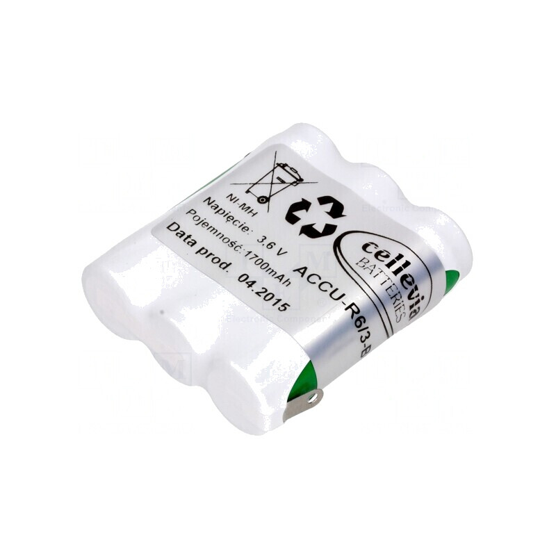 Baterie Ni-MH AA 3,6V 1700mAh pentru lipire | Electronic-mag.ro | Componente Electronice Baterie Ni-MH AA 3,6V 1700mAh pentru lipire | Electronic-mag.ro | Componente Electronice