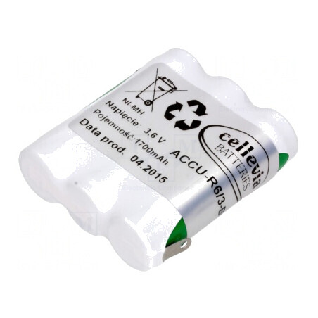Baterie Ni-MH AA 3,6V 1700mAh pentru lipire | Electronic-mag.ro | Componente Electronice