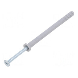 Plastic anchor | with screw | 6x80 | zinc-plated steel | N | 100pcs. | 048790