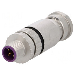 Mufă M12 5-Pin Dreaptă Profibus IP67 60V | Electronic-mag.ro | Componente Electronice