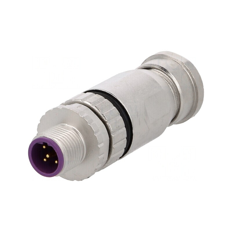 Mufă M12 5-Pin Dreaptă Profibus IP67 60V | Electronic-mag.ro | Componente Electronice