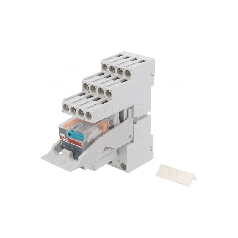 Releu Intermediar 4PDT 24VDC pentru Șină DIN | Electronic-mag.ro | Componente Electronice
