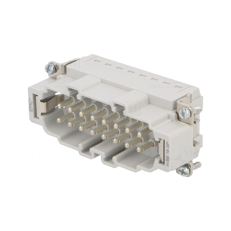 Conector HDC Inserturi Contact Tată EPIC H-BE 16A | Electronic-mag.ro | Componente Electronice