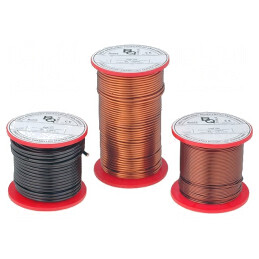 Sârmă Bobină Emailată 0.75mm 0.25kg | Electronic-mag.ro | Componente Electronice