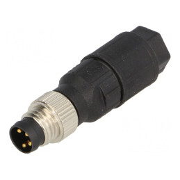 Conector M8 4-PIN Drept pe Cablu | Electronic-mag.ro | Componente Electronice