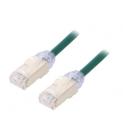 Patch Cord F/UTP Cat6a Verde 5m LSZH 28AWG | Electronic-mag.ro | Componente Electronice