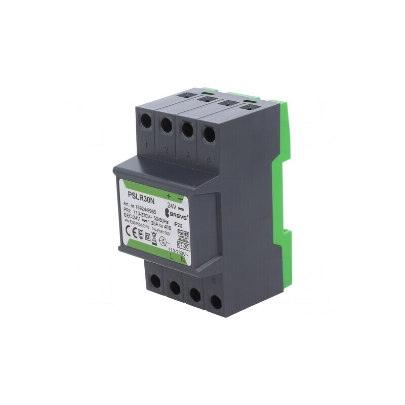 Alimentator Pulsatoriu pentru Șină DIN 30W 24V 1,25A | Electronic-mag.ro | Componente Electronice Alimentator Pulsatoriu pentru Șină DIN 30W 24V 1,25A | Electronic-mag.ro | Componente Electronice