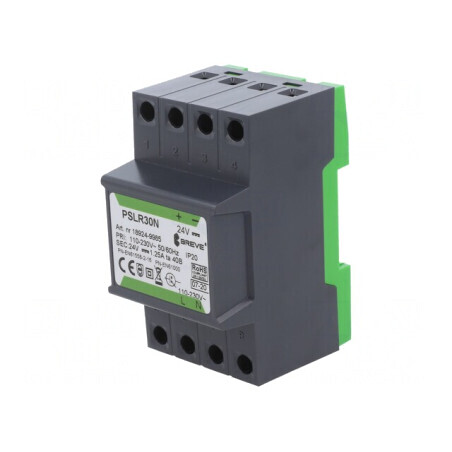 Alimentator Pulsatoriu pentru Șină DIN 30W 24V 1,25A | Electronic-mag.ro | Componente Electronice