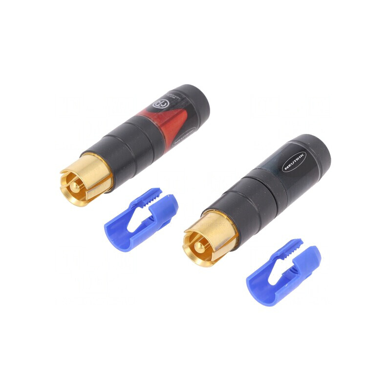 Mufă RCA tată aurită pentru lipire pe cablu 3-7,3mm | Electronic-mag.ro | Componente Electronice