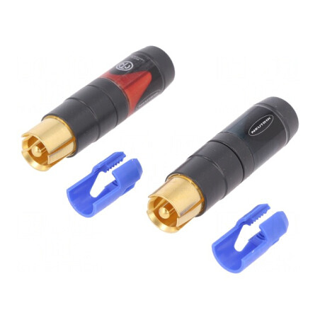Mufă RCA tată aurită pentru lipire pe cablu 3-7,3mm | Electronic-mag.ro | Componente Electronice