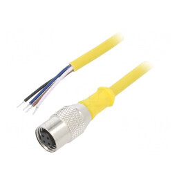 Cablu de Conectare M12 4 Pin 5m IP67 | Electronic-mag.ro | Componente Electronice