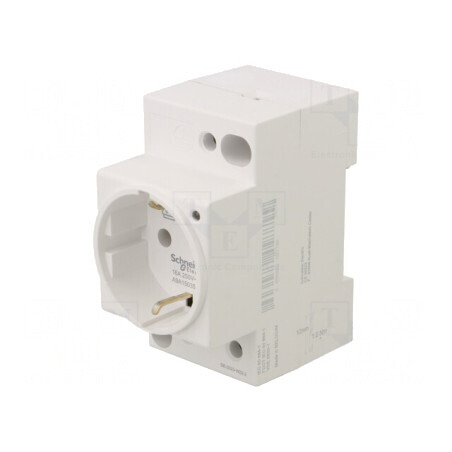 Priză Schuko 250V 16A pentru șină DIN ACTI9 | Electronic-mag.ro | Componente Electronice