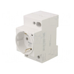 Priză Schuko 250V 16A pentru șină DIN ACTI9 | Electronic-mag.ro | Componente Electronice