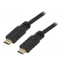 Cablu HDMI 1.4 15m Negru AK-HD-150A | Electronic-mag.ro | Componente Electronice