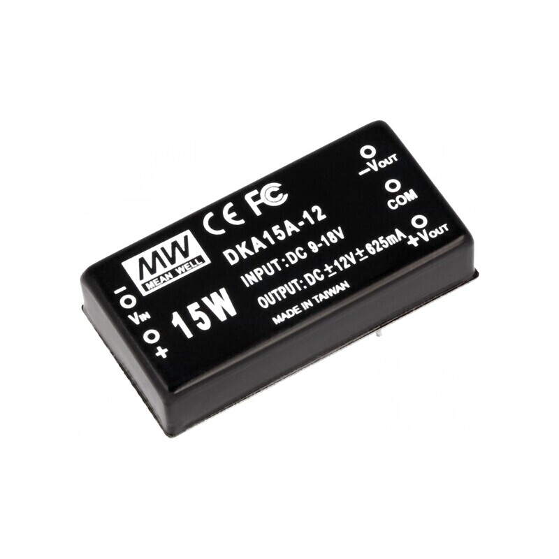 Convertor DC/DC 15W 9-18V la 12V/-12V THT | Electronic-mag.ro | Componente Electronice Convertor DC/DC 15W 9-18V la 12V/-12V THT | Electronic-mag.ro | Componente Electronice