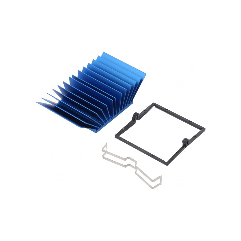 Radiator Extrudat BGA Albastru 40x40mm | Electronic-mag.ro | Componente Electronice Radiator Extrudat BGA Albastru 40x40mm | Electronic-mag.ro | Componente Electronice