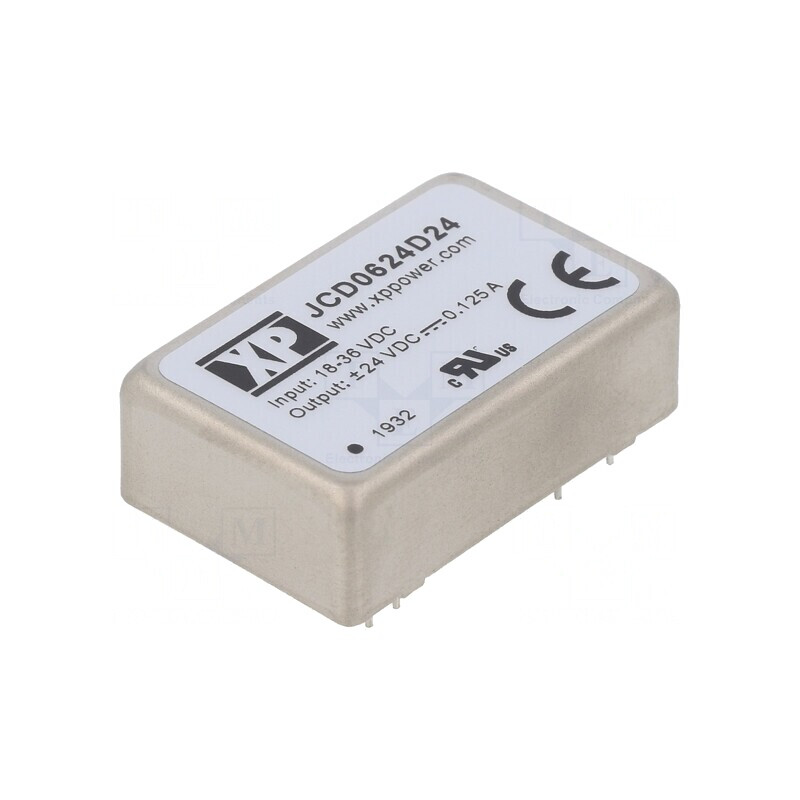 Convertor DC/DC 6W 18-36V la 24VDC și -24VDC THT | Electronic-mag.ro | Componente Electronice