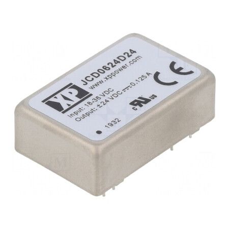 Convertor DC/DC 6W 18-36V la 24VDC și -24VDC THT | Electronic-mag.ro | Componente Electronice