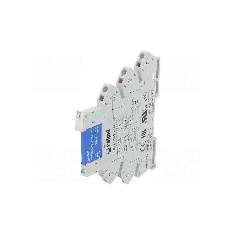 Releu intermediar SPST-NO 230V 4A PIR6WB-1PS | Electronic-mag.ro | Componente Electronice