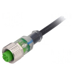 Cablu Conectare M12 4 PIN 5m PUR | Electronic-mag.ro | Componente Electronice