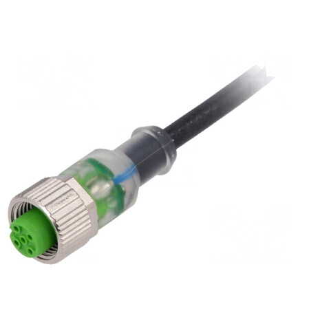 Cablu Conectare M12 4 PIN 5m PUR | Electronic-mag.ro | Componente Electronice
