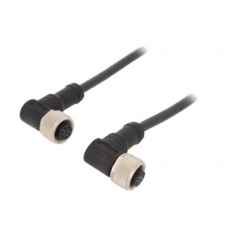Cablu senzori/automatizări 8 pini M12-M12 1m | Electronic-mag.ro | Componente Electronice