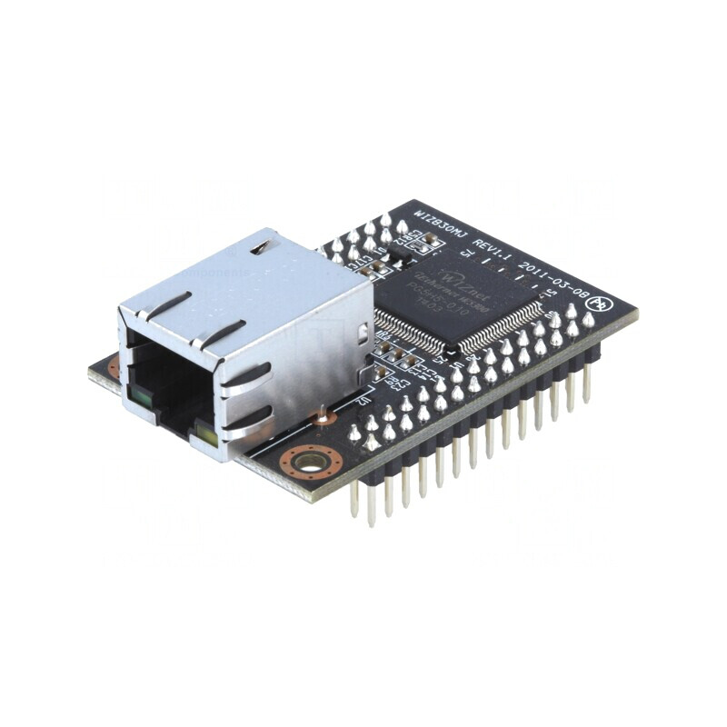 Modul Ethernet W5300 3.3V RJ45 WIZ830MJ | Electronic-mag.ro | Componente Electronice