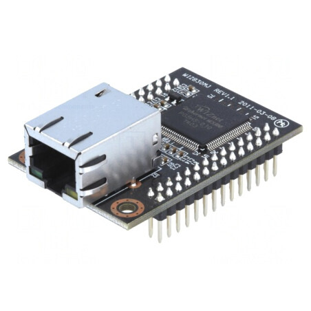 Modul Ethernet W5300 3.3V RJ45 WIZ830MJ | Electronic-mag.ro | Componente Electronice