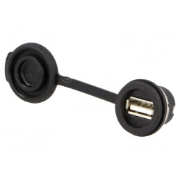 Soclu USB A Montare Panou IP65 | Electronic-mag.ro | Componente Electronice