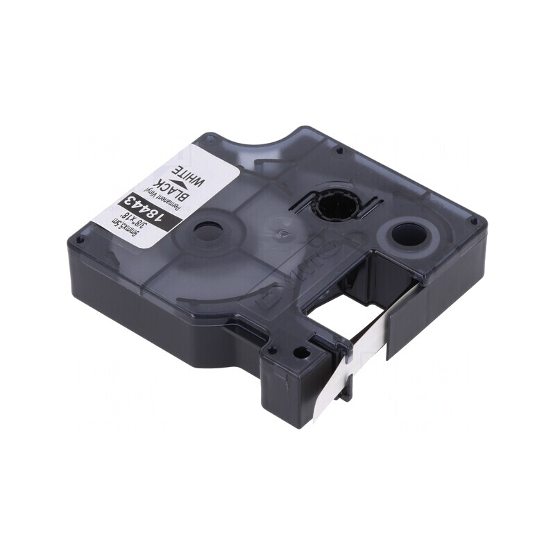 Bandă albă 9mm x 5,5m cu text negru | Electronic-mag.ro | Componente Electronice