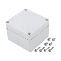 Carcasă Universală Gri 80x82x55mm PC 080806 | Electronic-mag.ro | Componente Electronice
