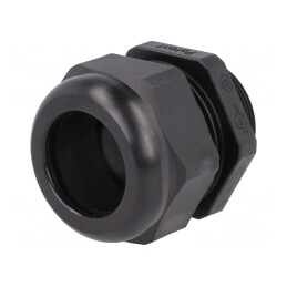 Intrare cablu termoplast negru M40 IP68 22-32mm | Electronic-mag.ro | Componente Electronice