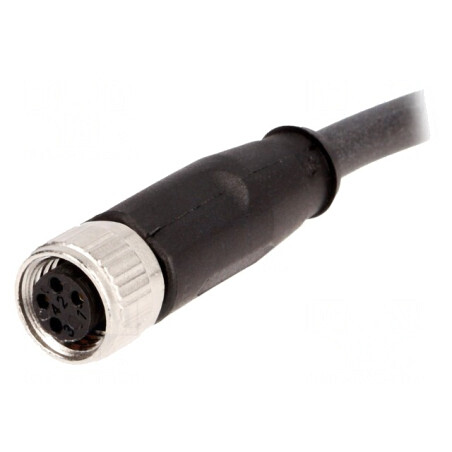 Conector M8 Mamă 4 PIN cu Cablu 7.5m | Electronic-mag.ro | Componente Electronice