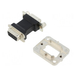 Conector D-SUB 15P Femeie-Femeie | Electronic-mag.ro | Componente Electronice