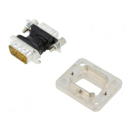 Conector D-SUB 15P M-F Feedthrough | Electronic-mag.ro | Componente Electronice