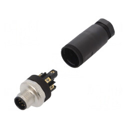 Mufă M12 8P Tată IP67 CANopen | Electronic-mag.ro | Componente Electronice