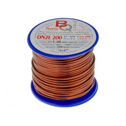 Sârmă bobină dublu emailată 1,3mm 0,25kg | Electronic-mag.ro | Componente Electronice