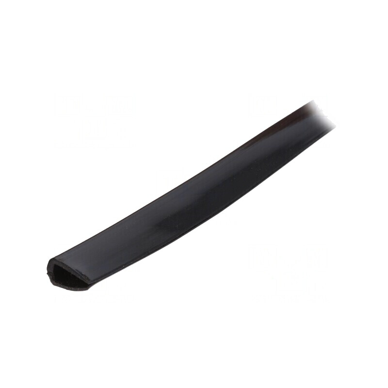 Ecran PVC Negru pentru Orificii și Margini 10m x 14mm | Electronic-mag.ro | Componente Electronice