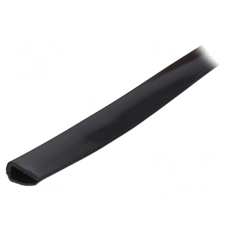 Ecran PVC Negru pentru Orificii și Margini 10m x 14mm | Electronic-mag.ro | Componente Electronice